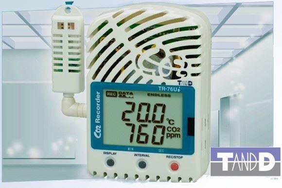 Raumklima Logger für Temperatur, Feuchte und CO2