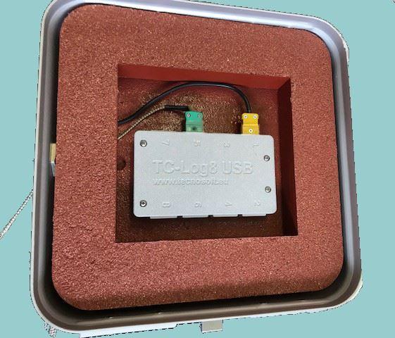 TC-Log 8 Ofenlogger mit Hitzeschutzbehälter