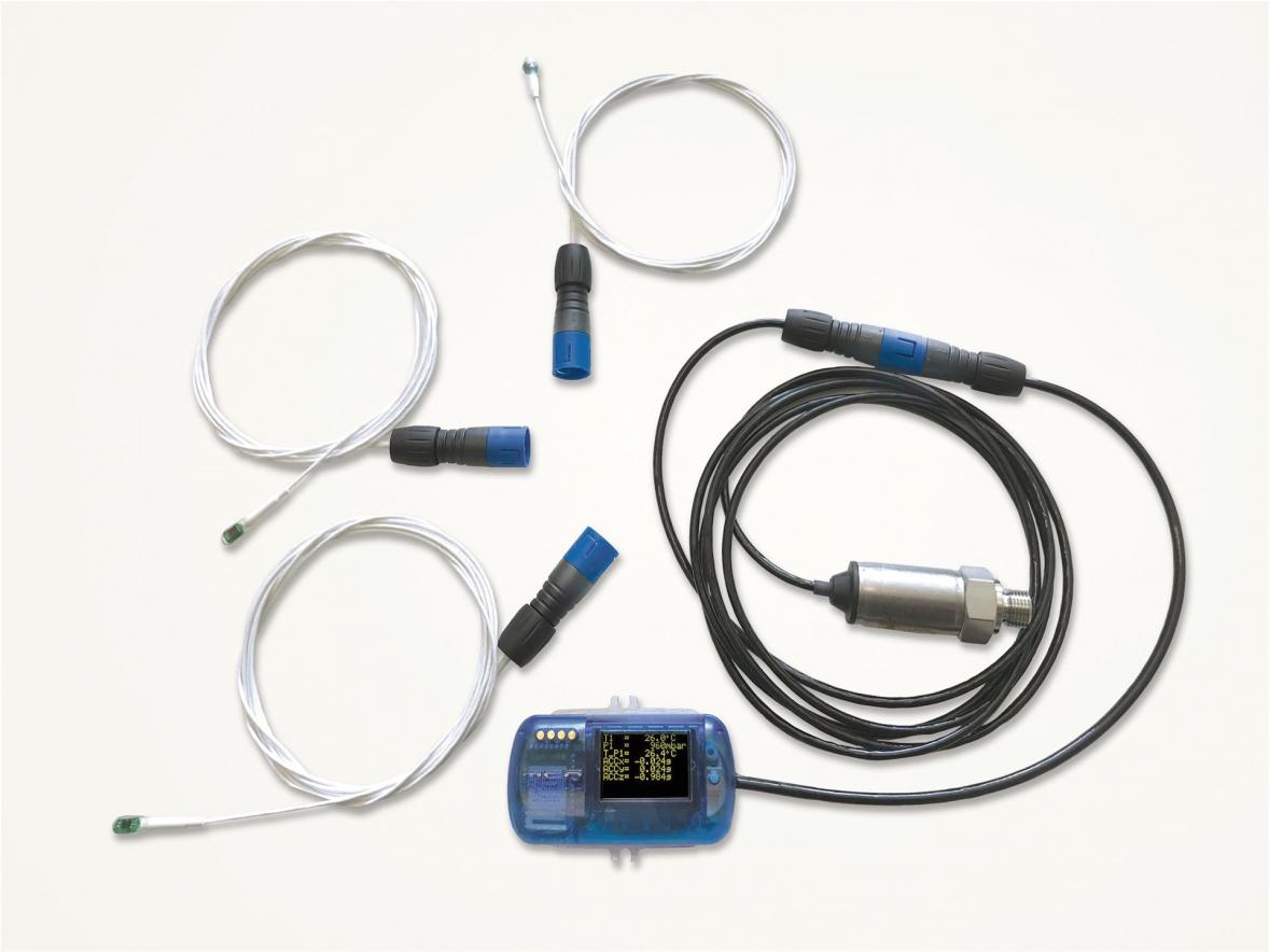 MSR FlexSensoren mit Funk Datenlogger