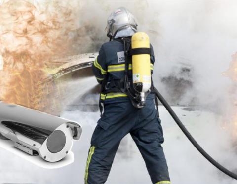 Feuerwehr Branderkennung vor Rauch und Flammen