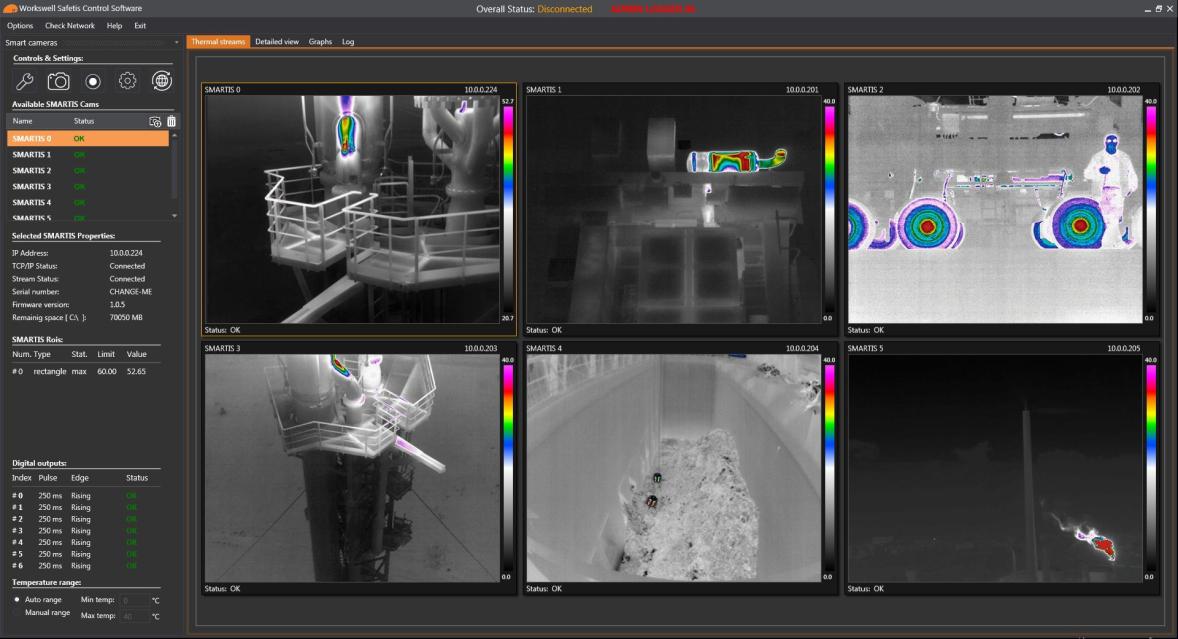Safetis Control Software Screenshot