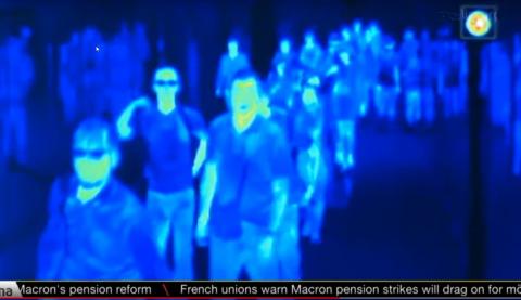 Fieber Messung bei grossem Personenaufkommen