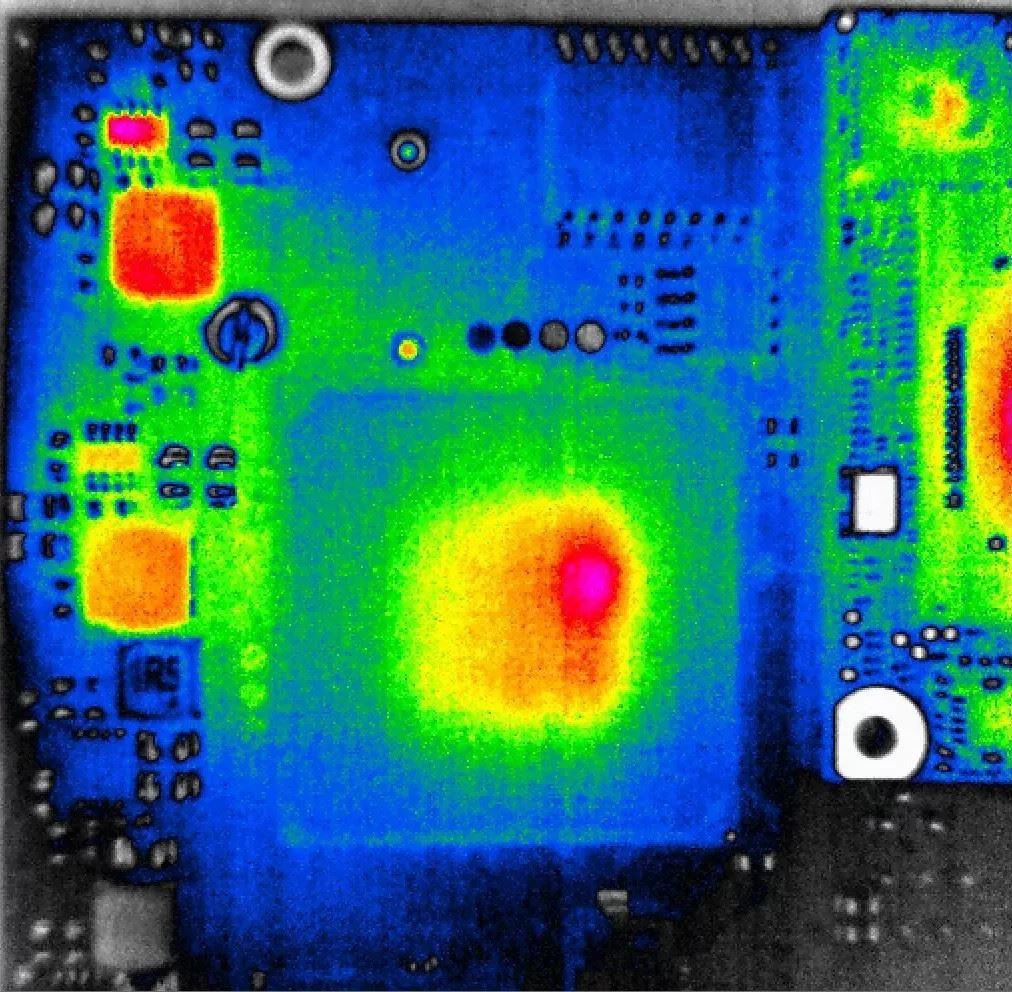 Leiterplatten Inspektion mit Thermokamera